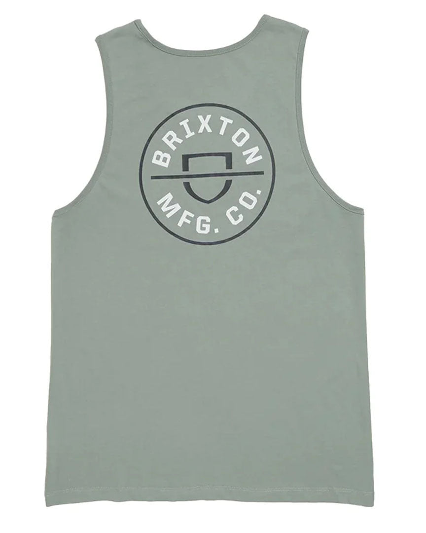 Crest Tank Top - Chinois Green/White/Black