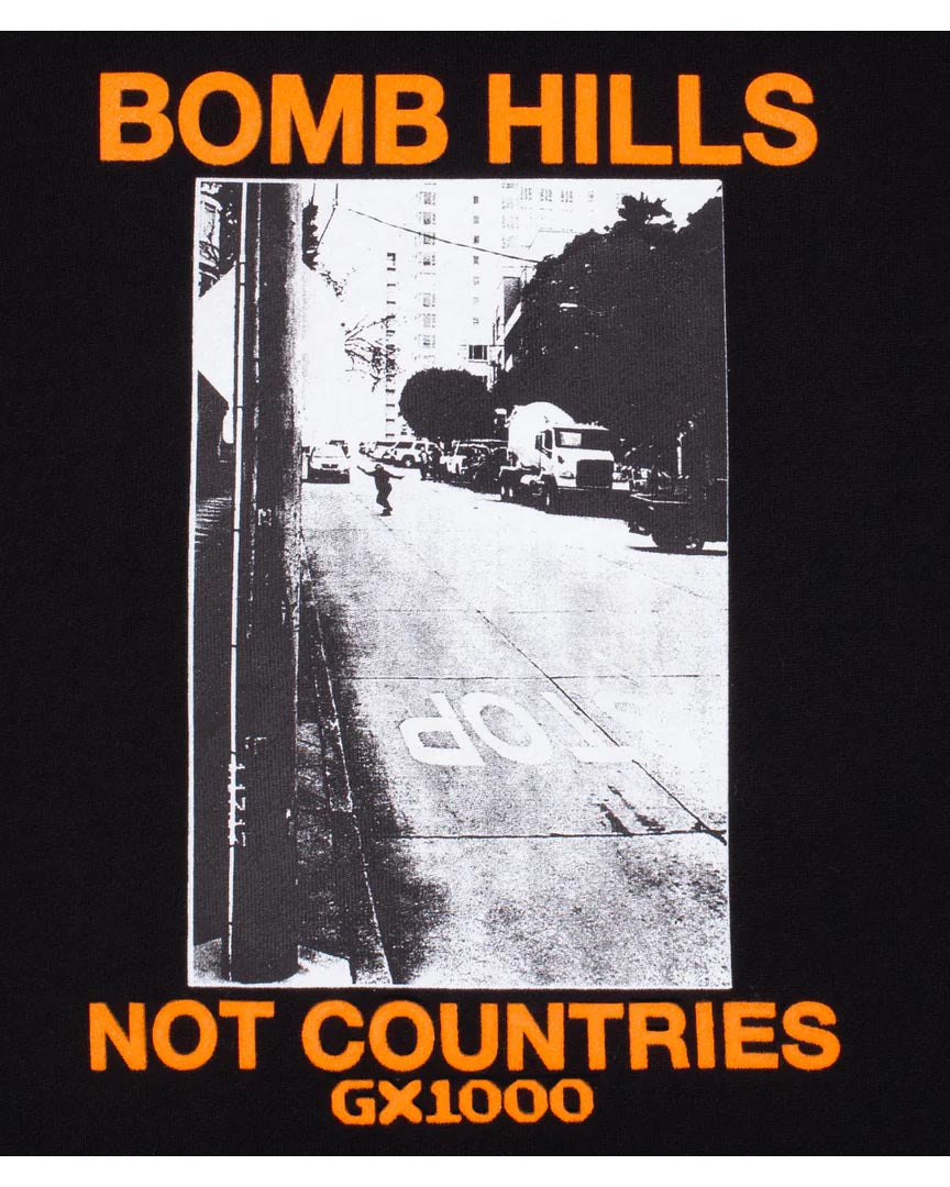 Bomb Hills Not Countries Hoodie - Black