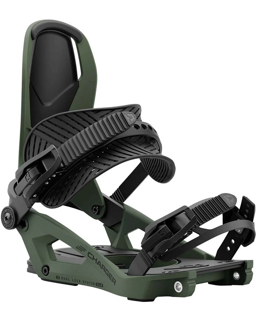 Charger Snowboard Bindings - Sage Green 2025