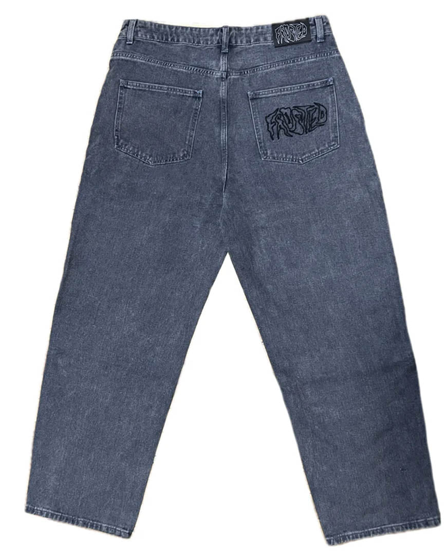 Wavy Jeans - Grey Blue