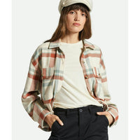 Bowery W Flannel Shirt - White Smoke