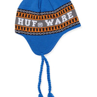 Huf X Bronze Flap Beanie - Blue