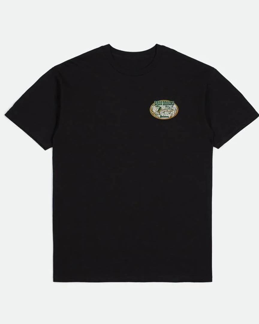 Bass Brains Swim T-Shirt - Black