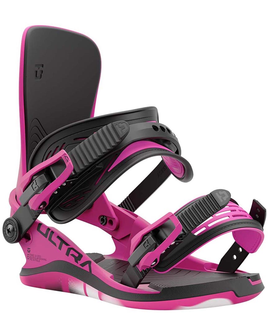 Ultra Womens Snowboard Bindings - Hot Pink 2025