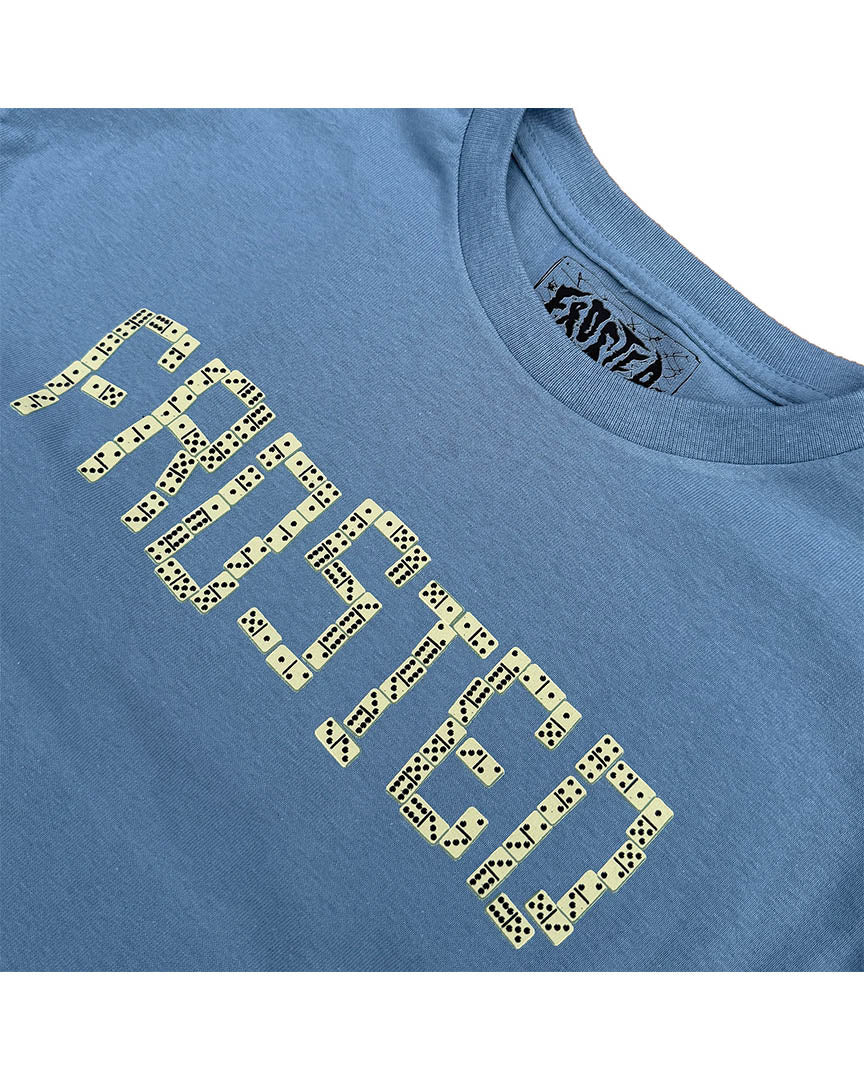 Dominos T-Shirt - Slate Blue