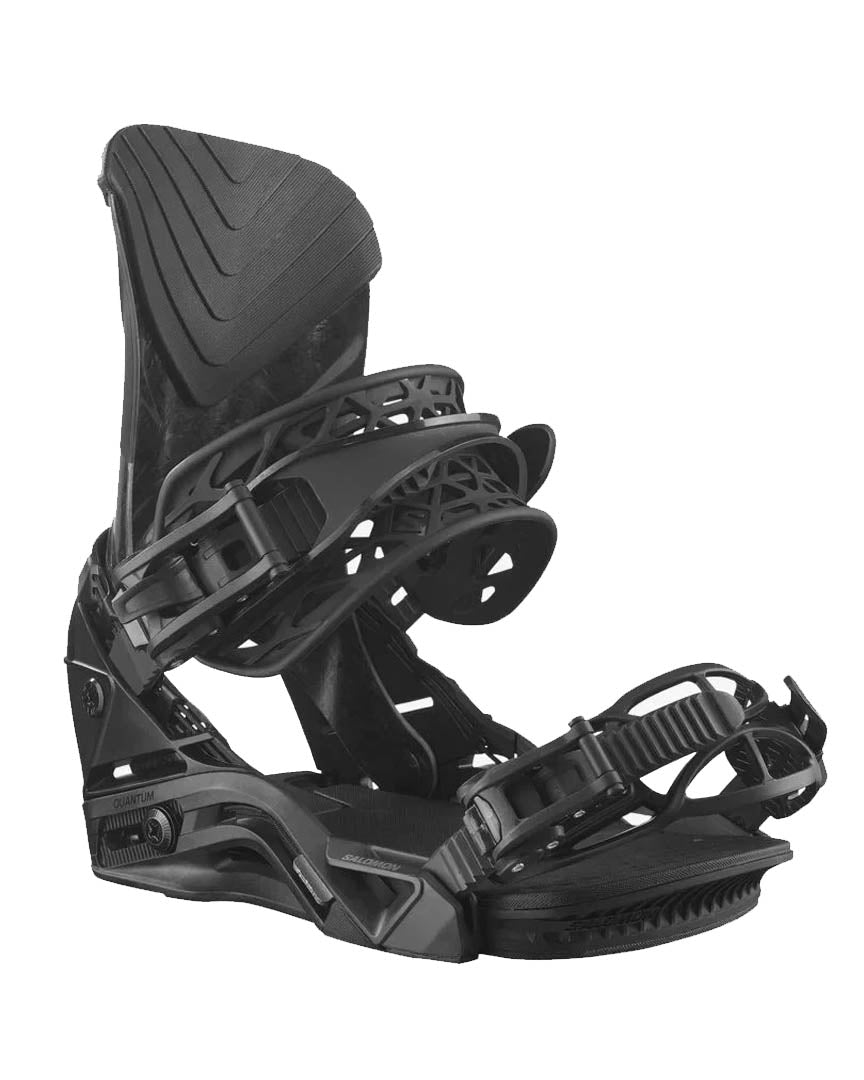 Quantum Carbon Snowboard Bindings - Black 2025