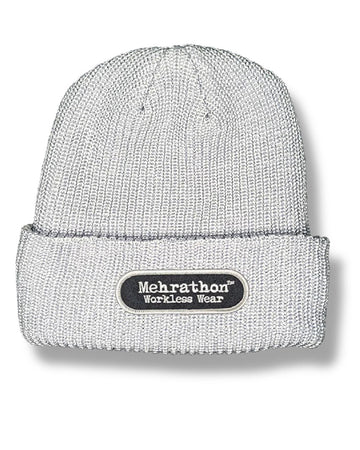 Patch Beanie - Heather Grey