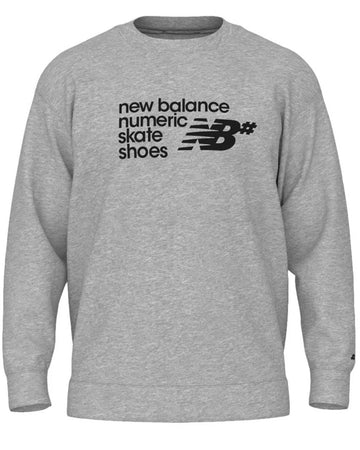 Numeric Logo Sweatshirt - Athletic Grey