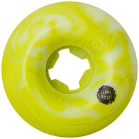 Snake Vomits Skateboard Wheels - Green White Swirl