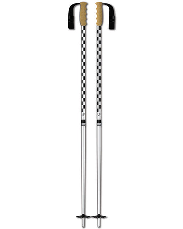 Ridgemont Ski Poles - White