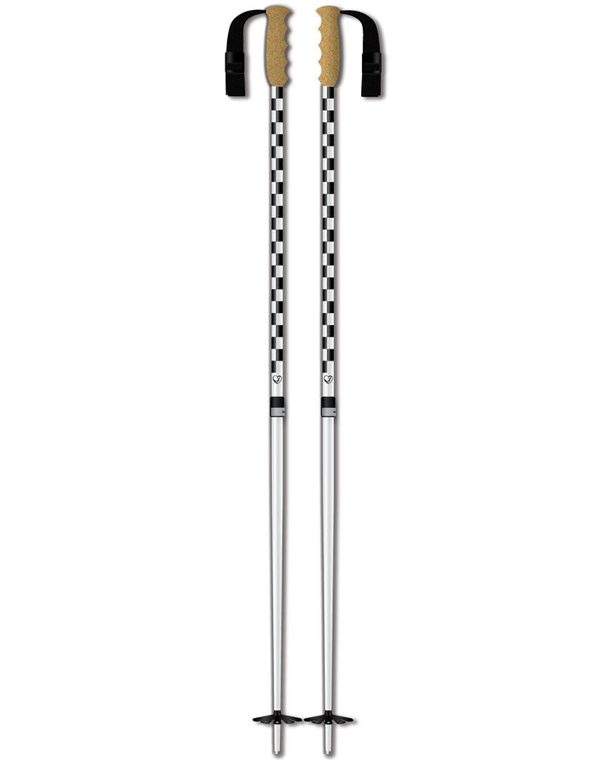 Ridgemont Ski Poles - White