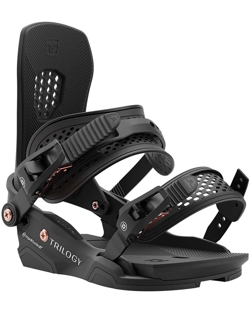 Trilogy Womens Snowboard Bindings - Black 2025