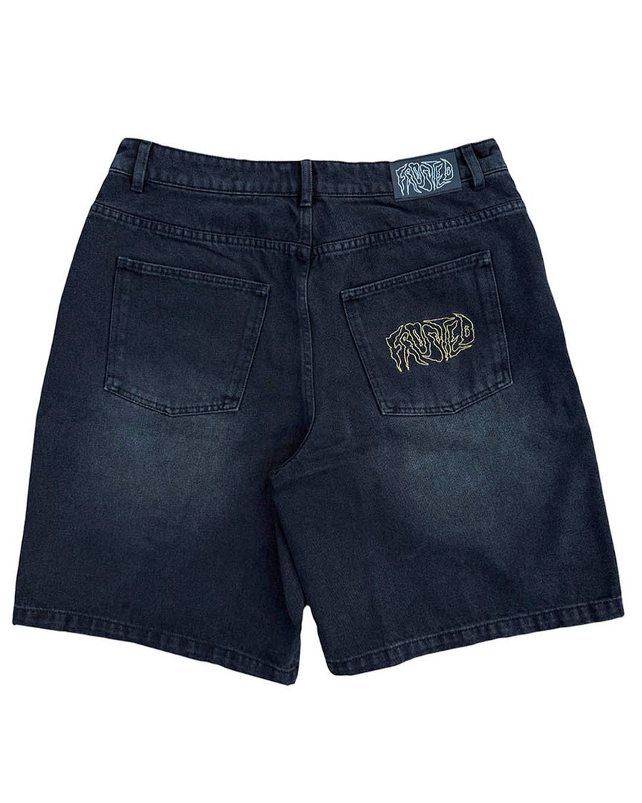 Short Wavy Baggy - Moon Black