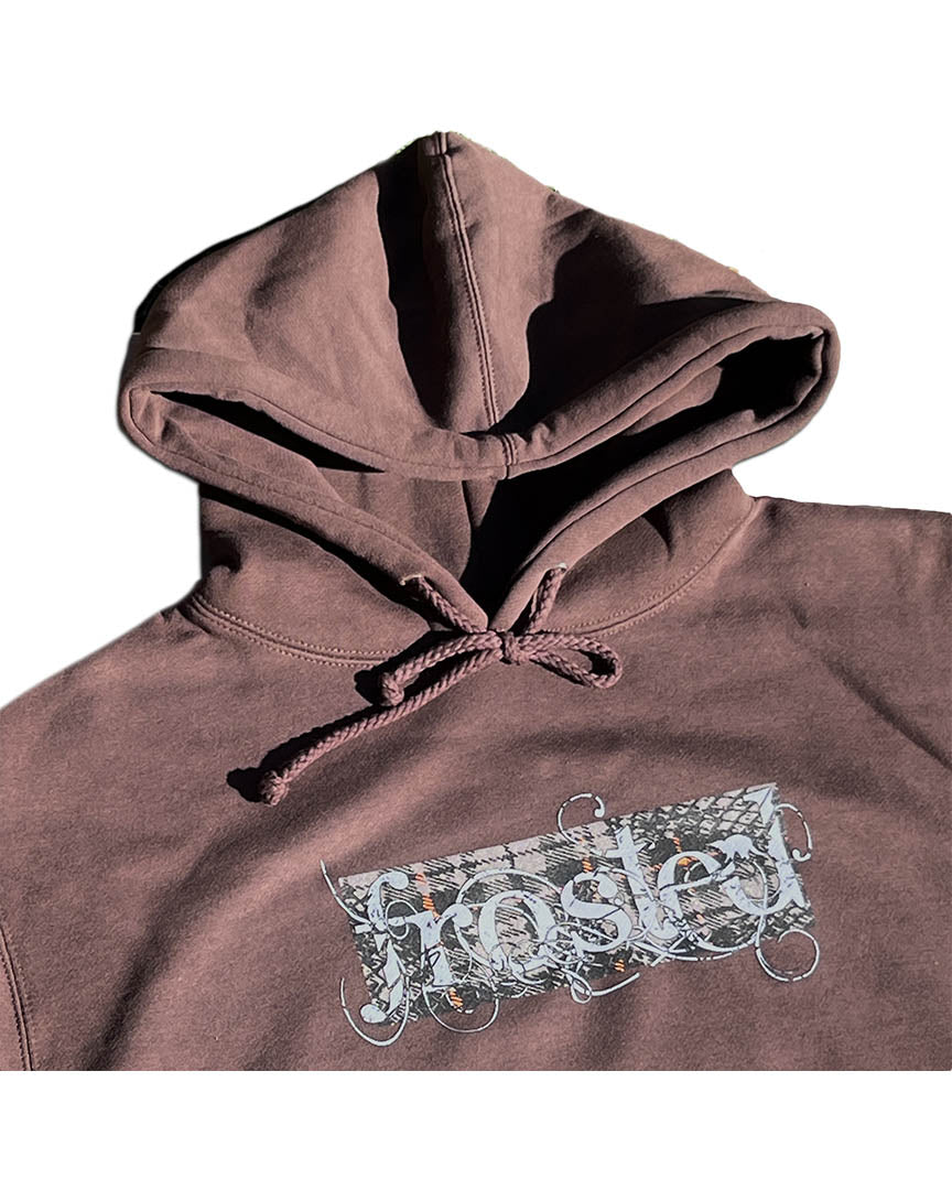 Hoodie Vine Logo - Brown