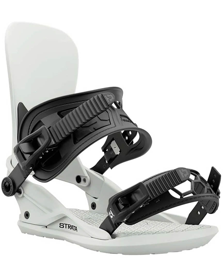 Strata Snowboard Bindings - Bone White 2025