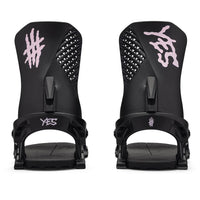 Drive Snowboard Bindings - Black Pink 2025