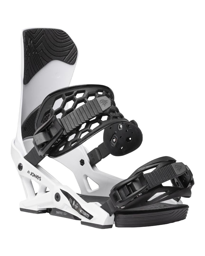 Meteorite Snowboard Bindings - Snow White 2026