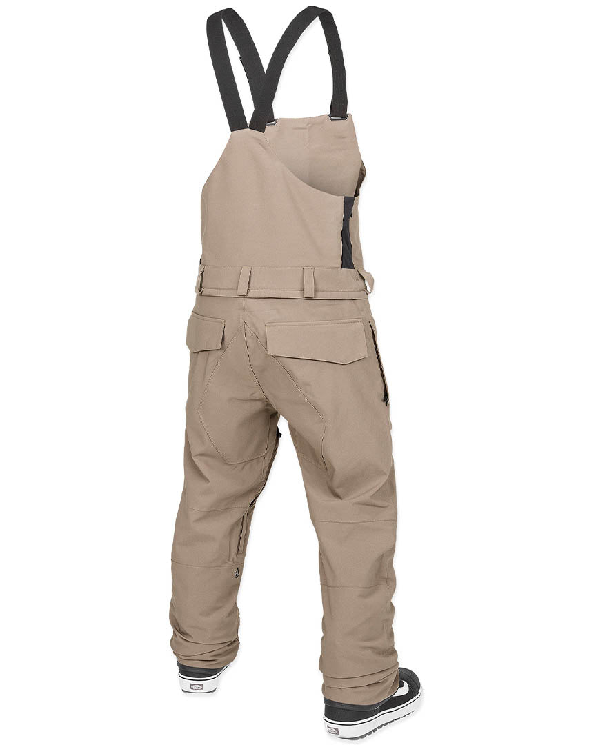 Roan Bib Overall Snow Bib - Chestnut Brown