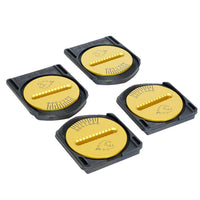 Canted Pucks - Gold