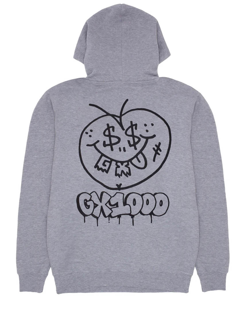 Face Plant Hoodie - Heather Grey