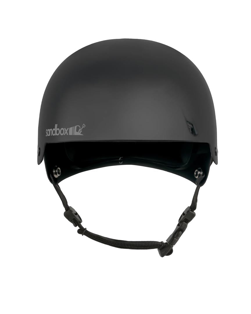 Icon Brain Bucket Winter Helmet - Black