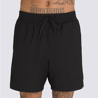 Primary Solid Elastic Shorts - Black