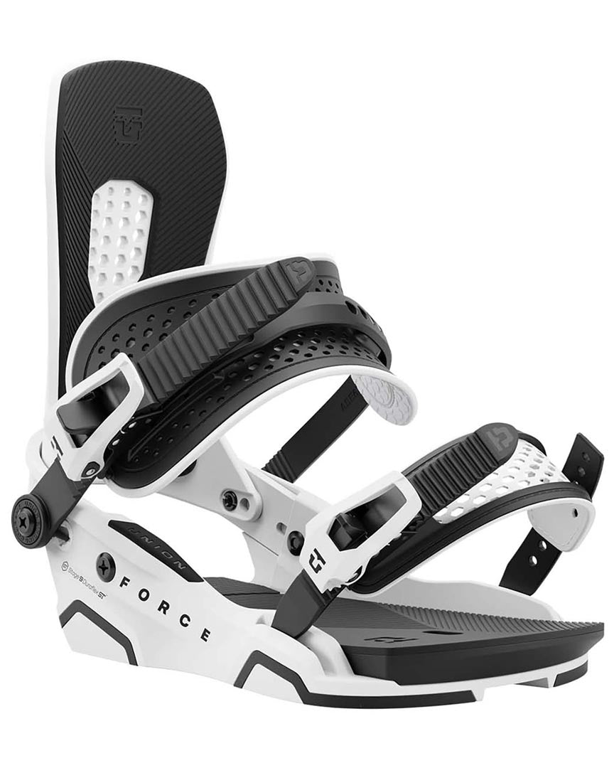 Fixation de snowboard Force - White 2025