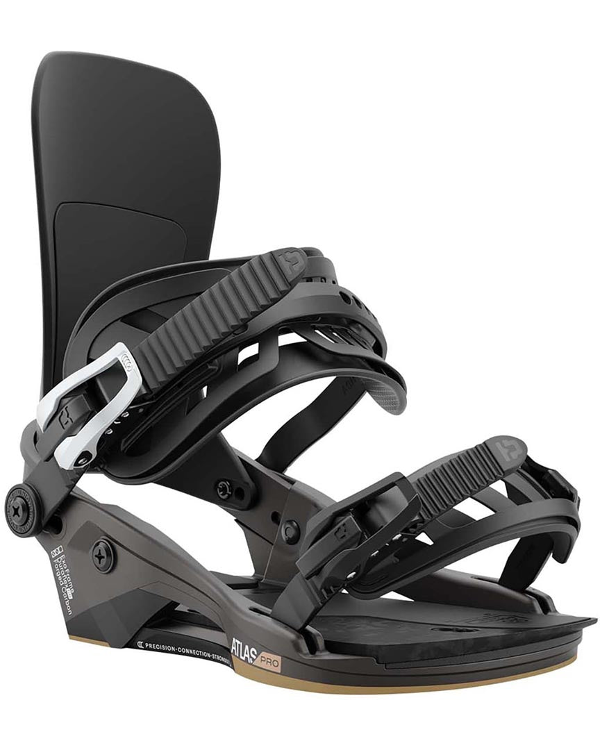 Atlas Pro Snowboard Bindings - Metallic Black 2025