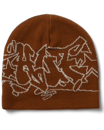 Tuque Outlines Skull - Russet