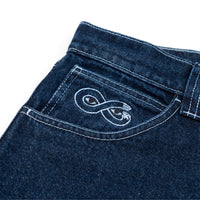 Og Dinim Stitch Jeans - Blue Denim