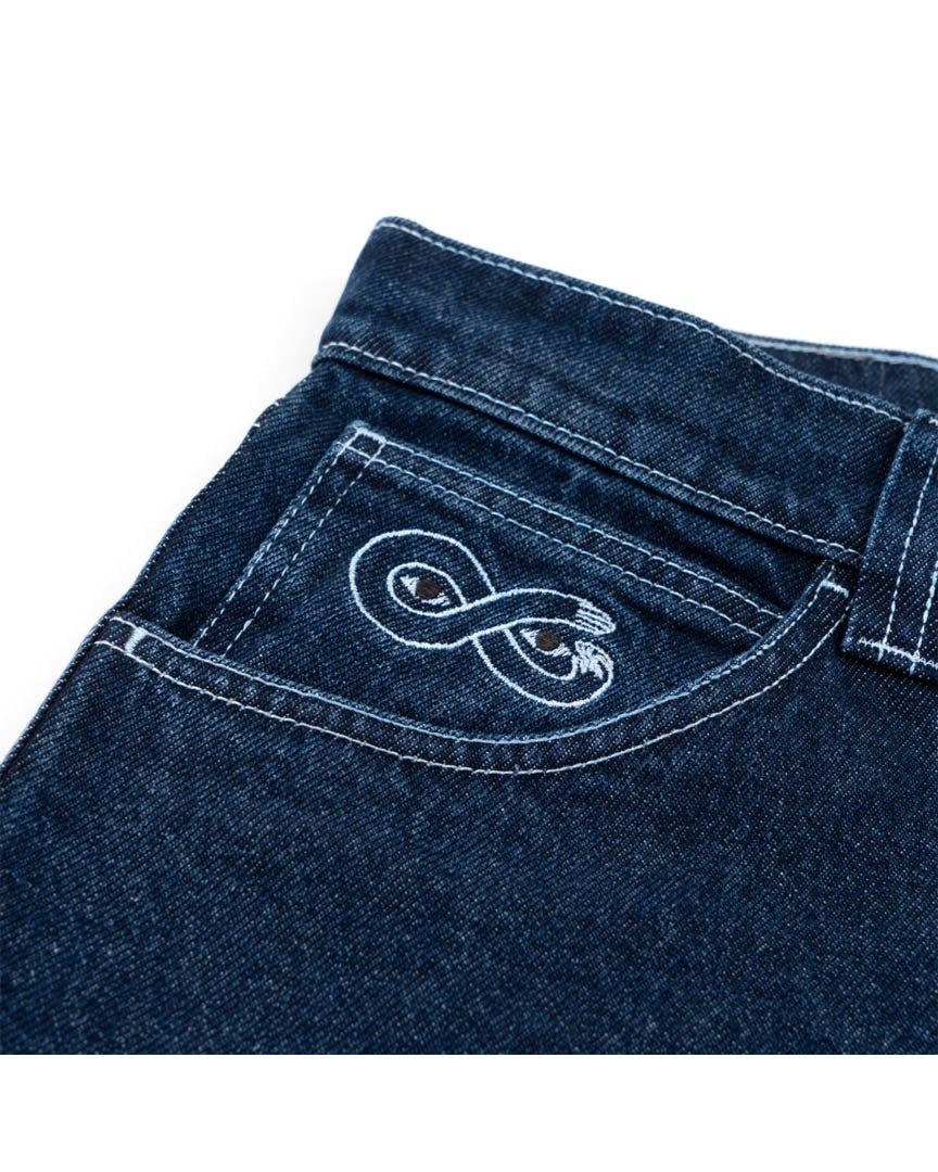 Jeans Og Dinim Stitch - Blue Denim