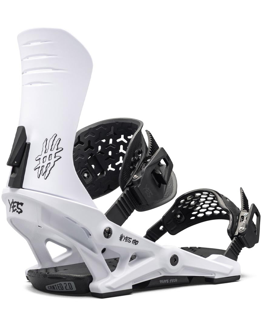 Ipo Snowboard Bindings - White 2025