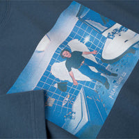 Angel Man T-Shirt - Grey Blue