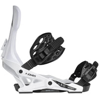 Meteorite Snowboard Bindings - Snow White 2025