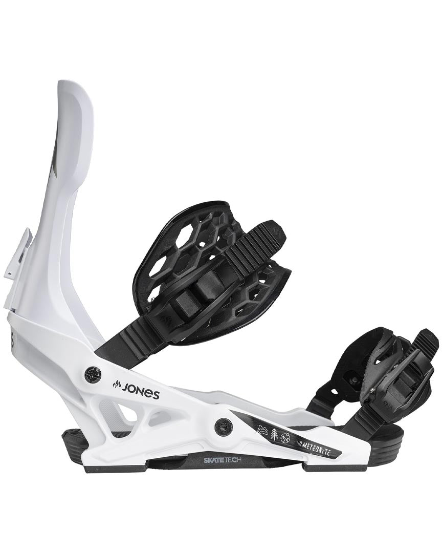 Meteorite Snowboard Bindings - Snow White 2026