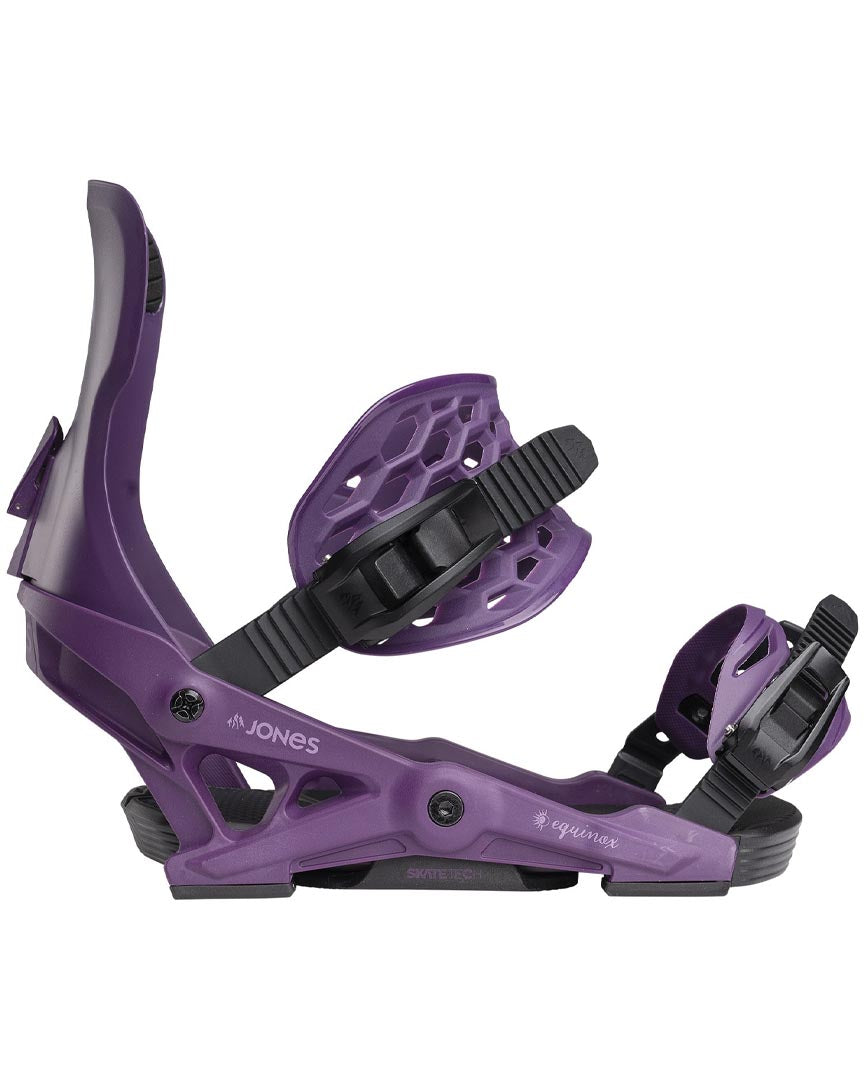 Equinox Womens Snowboard Bindings - Purple 2025