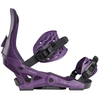 Equinox Womens Snowboard Bindings - Purple 2025