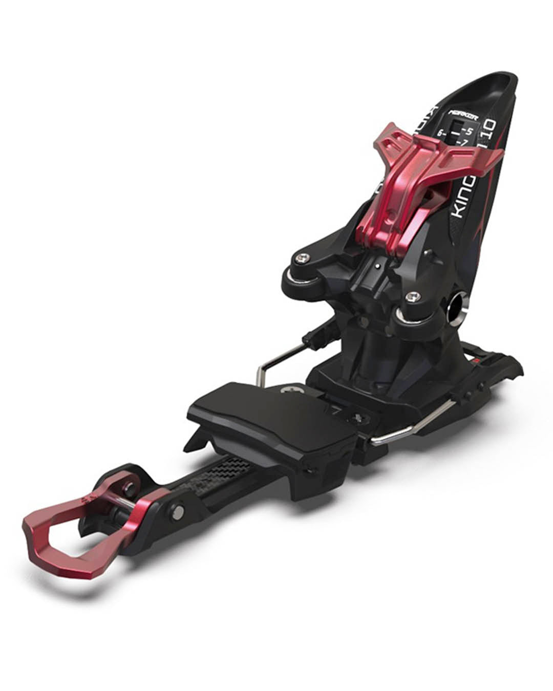 Kingpin 10 Ski Bindings - Black/Red 2026