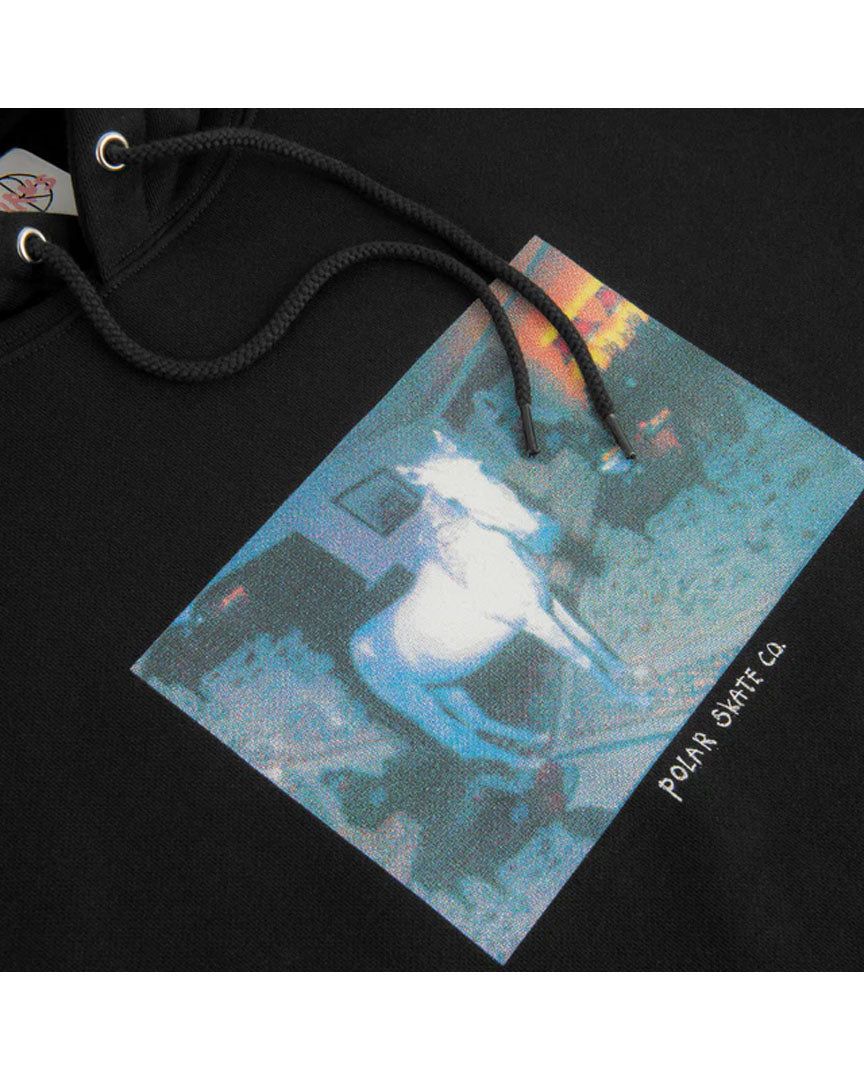 Hoodie Dave Horse Dream - Black