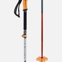 Batons splitboard Sceepter 4S Pole - Black/Orange