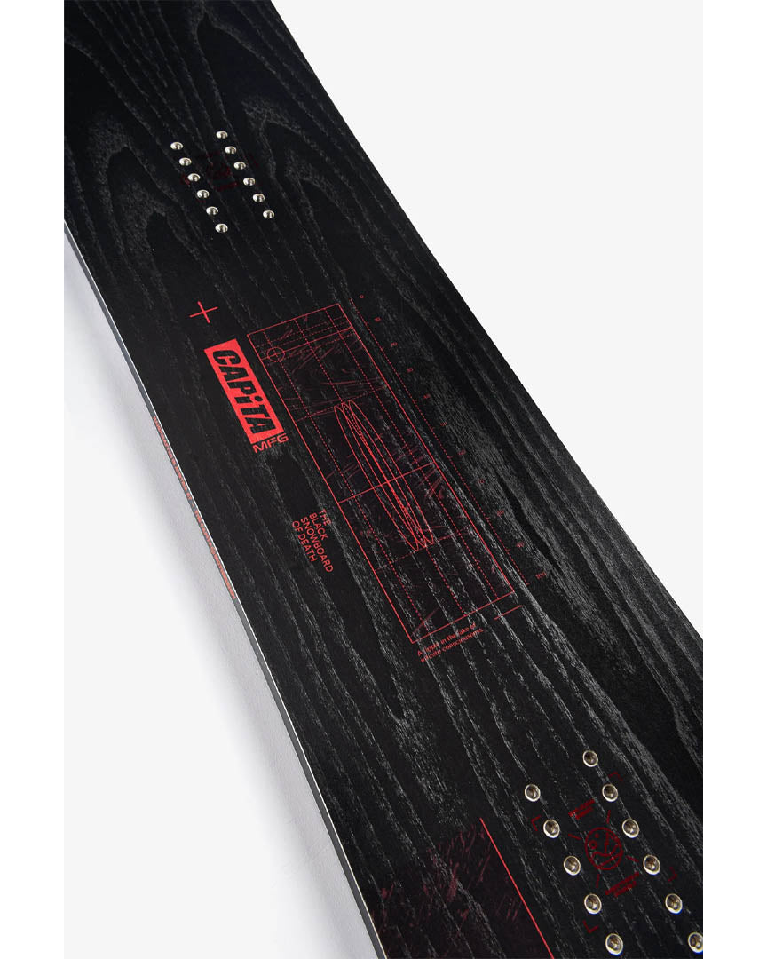 Black Snowboard Of Death Snowboard 2025