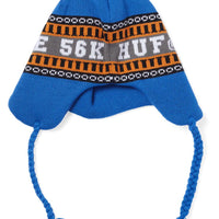 Huf X Bronze Flap Beanie - Blue