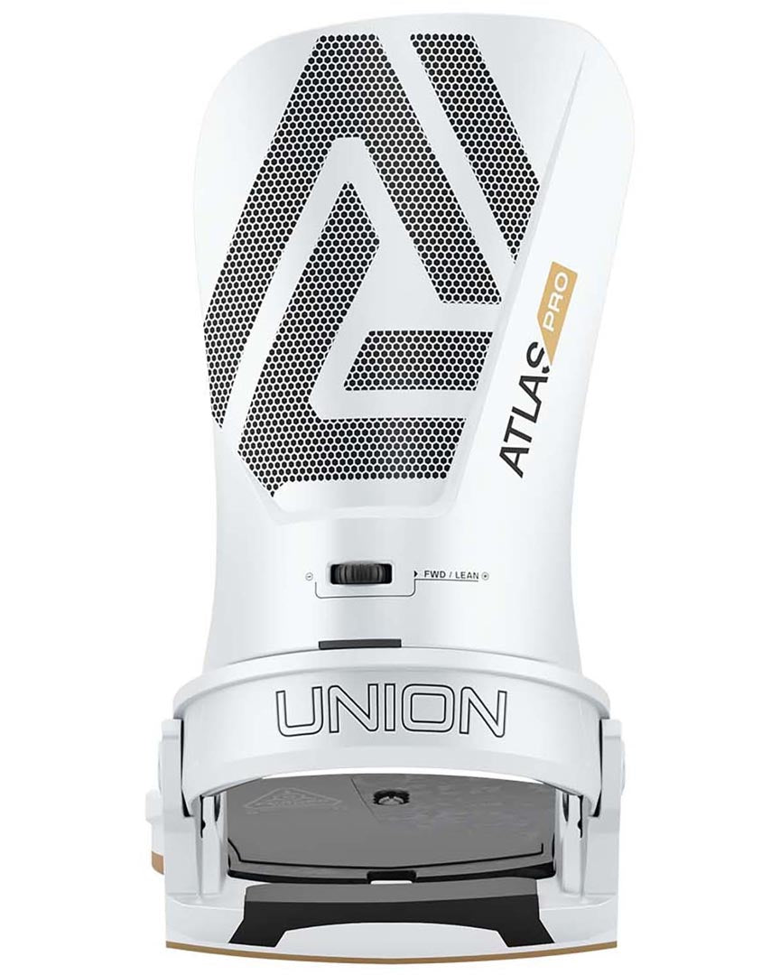 Atlas Pro Snowboard Bindings - Metallic White 2025