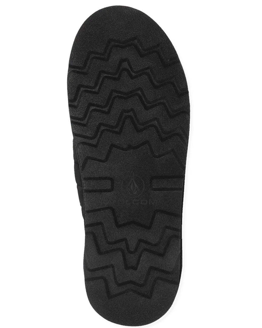 Recliner Slipper Shoes - Black/White