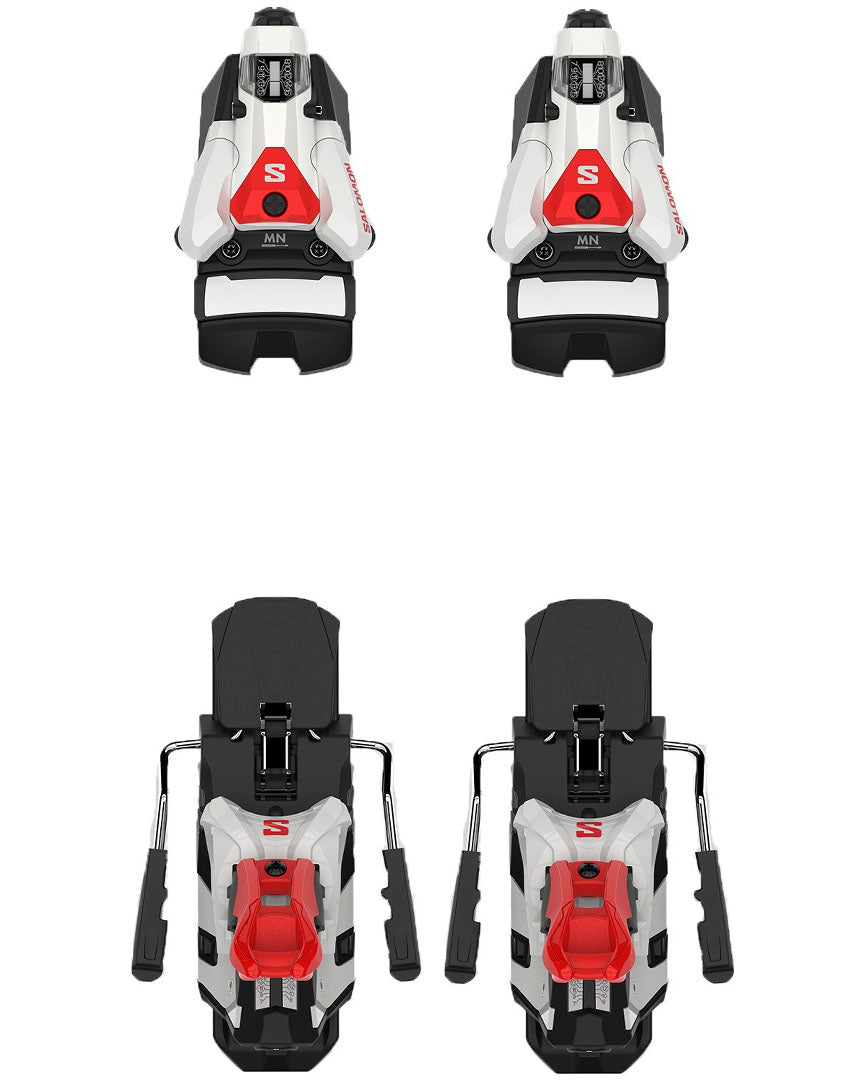 Strive 16 Mn Ski Bindings - White/Fiery 2025