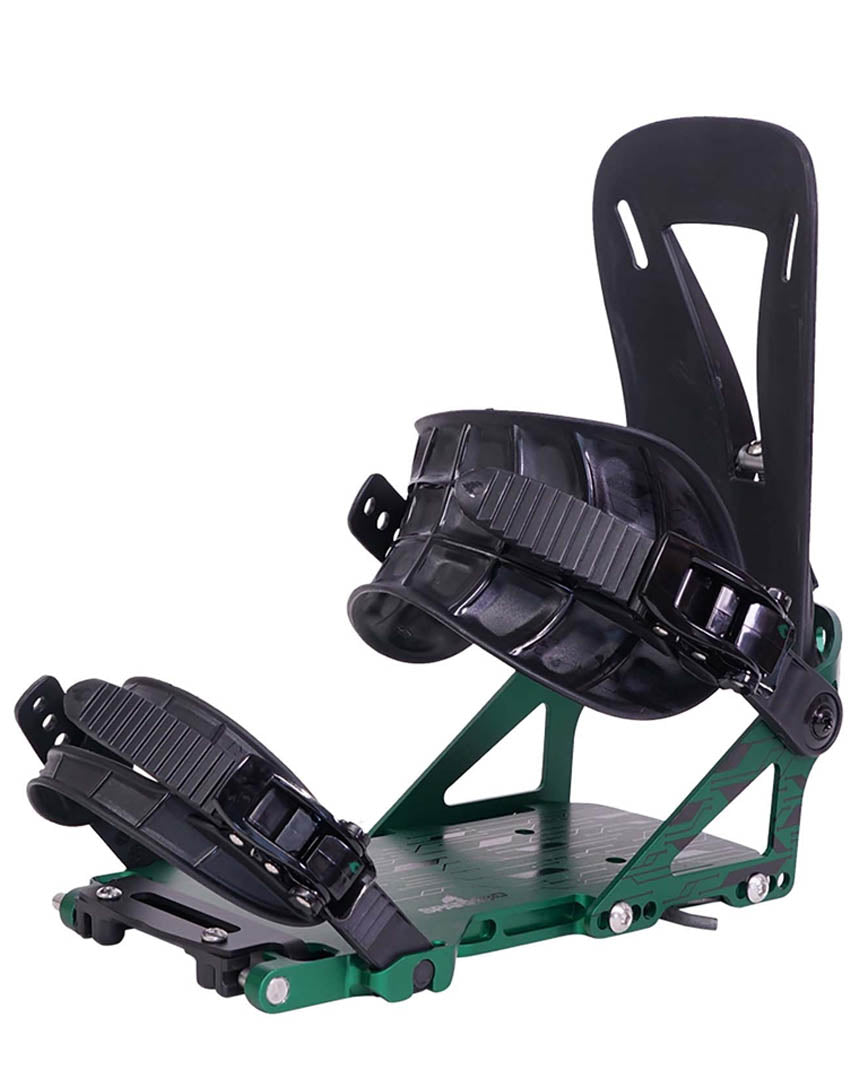 Surge St Splitboard Bindings - Green 2025