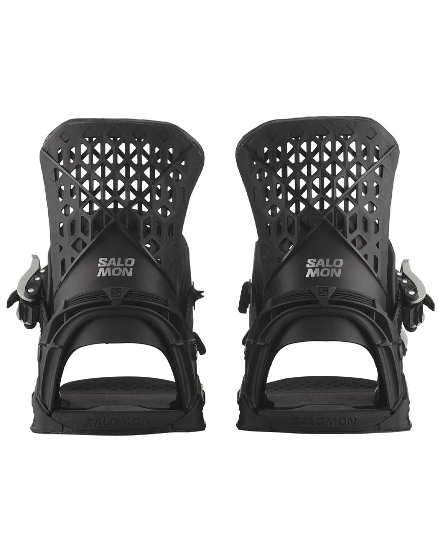 Highlander Snowboard Bindings - Black 2025