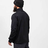 Flagship Recycled Grid Fleece - Stealth Black