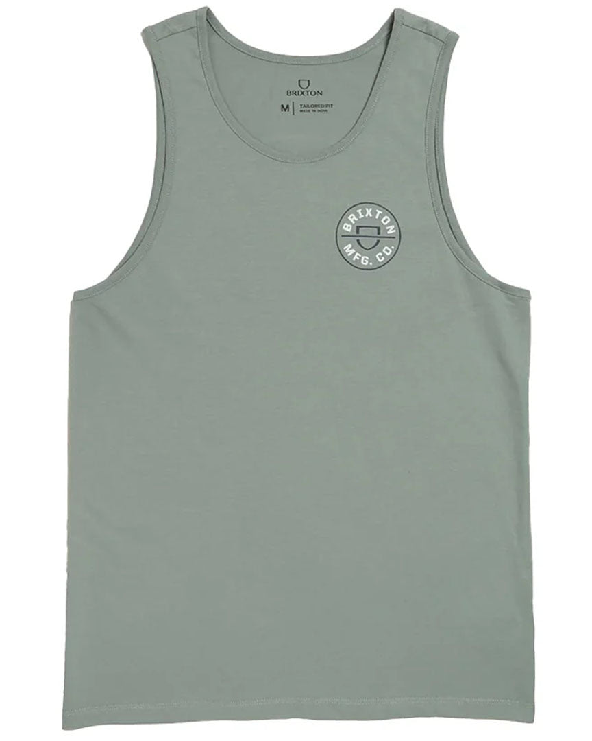 Camisole Crest Tank Top - Chinois Green/White/Black