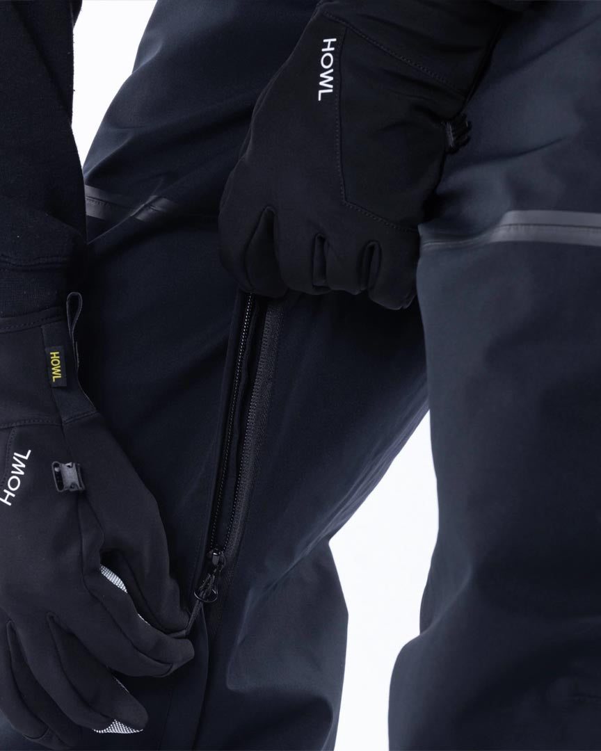 Taped Snow Pants - Black